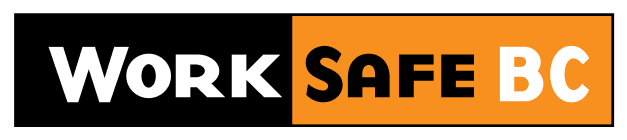 The WorkSafe BC logo. WorkSafe BC is a provincial agency dedicated to promoting safe and healthy workplaces across B.C.